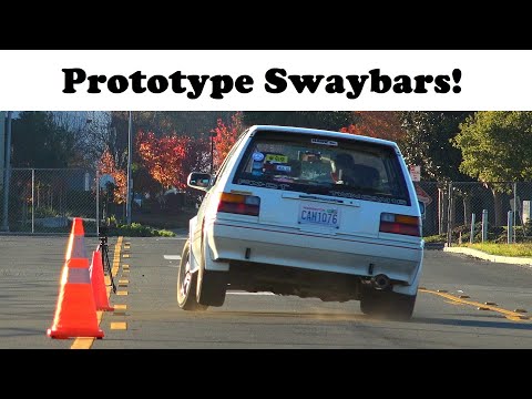 Corolla FXGT gets prototype Whiteline Swaybars!