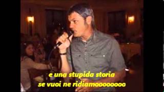 Video thumbnail of "NELLO AMATO Una stupida storia karaoke"