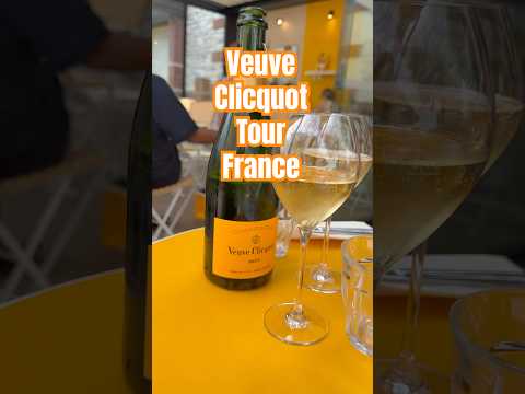 Touring the Veuve Clicquot Champagne House in Reims, France! 🇫🇷🍾
