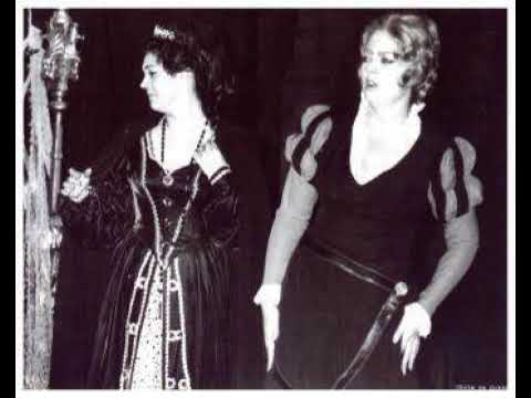 Fiorenza Cossotto Elena Souliotis Ponchielli La Gioconda E un anatema Chicago 21 10 1966