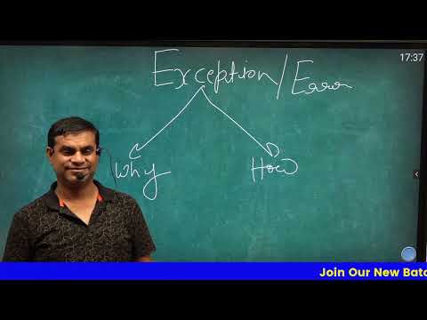 Exception Handling In Java With Examples Java Tutorial Learn Java With Manish Bhatia