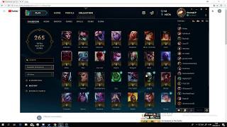 LOL Accout to Sale!!!!!! Lol Account zu Verkaufen!!!!! All Champions , runes,emotes ,skins in Video!