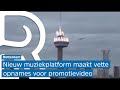 Dit is waarom de Euromast in vuur en vlam stond