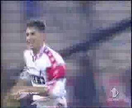 Bari-Inter (goal Fantasctico di Antonio Cassano)