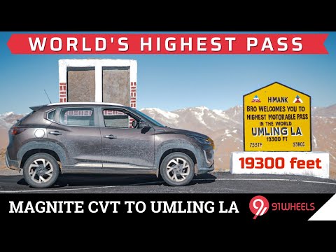 To Umling la pass with Nissan Magnite CVT || Beyond Leh, in Eastern Ladakh || World's highest road