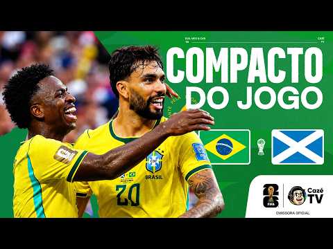 COMPACTO: BRASIL X ESCÓCIA | COPA DO MUNDO FIFA™ 2026 | 3ª RODADA | FASE DE GRUPOS