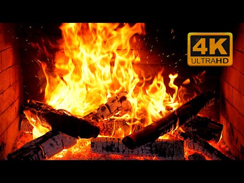 🔥 Fireplace 4K. Cozy Winter