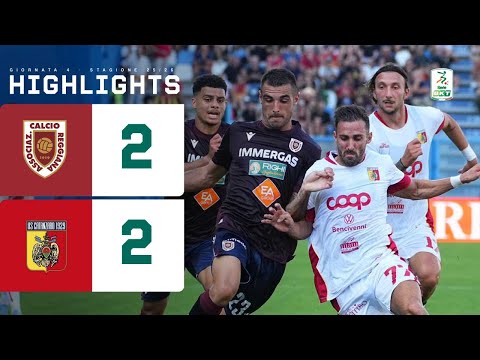 Reggiana-Catanzaro 2-2| L' EUROGOAL di Cissè fa pareggiare il Catanzaro | HIGHLIGHTS Serie BKT