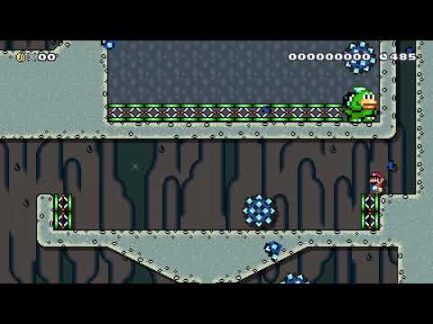 Spiky Spike Cave by KogoroMori ~ World Record! 🍄 Super Mario Maker 2 ✹Switch✹ #axl