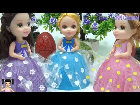 ChiChi ToysReview TV - Trò Chơi búp bê ly kem giải cứu cho những quả trứng khủng long