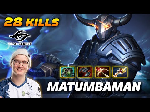 MATUMBAMAN SVEN - 28 FRAGS - Dota 2 Pro Gameplay [Watch & Learn]