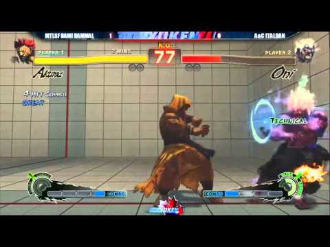 USF4 Toryuken 4 - MTLSF RAMI RAMMAL [Akuma] vs A&C ITALDAN [Oni]