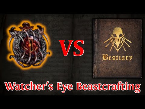 Path of Exile 3.20 - 10 Watcher's Eye Beastcrafts (New Harvest Beast) - Rerolling Mods For Days!