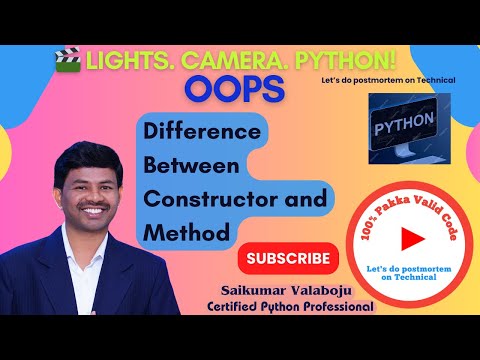 4 Constructor Vs Method In Python Key Differences Explained With Examples