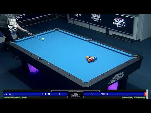 REVANGE LIVE on PREDATOR APEX FITIM HARADINAJ  vs. NILS JOHANNING 10 Ball race to 8
