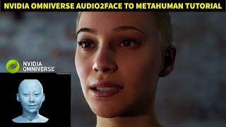 NVIDIA Omniverse Audio2face to Unreal Engine 5.2 Metahuman Tutorial