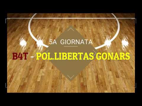 BASKET 4 TRIESTE UNDER 18 GOLD 2018/2019: 5A GIORNATA B4T-POL. LIBERTAS GONARS