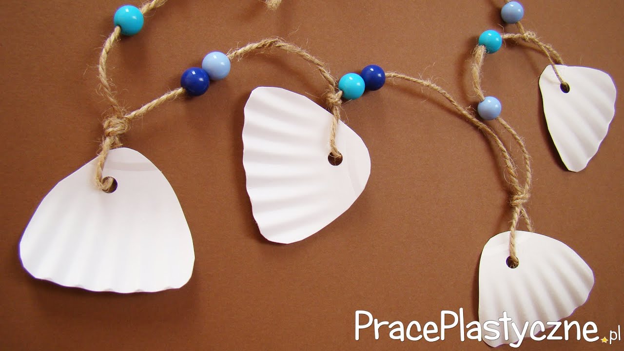 Jak zrobić girlandę z muszelkami?