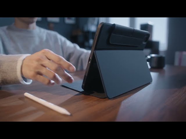 Video teaser for The iPad Pro 13-inch (M4) Rebound's detachable magnetic back case enables multiple unique use modes
