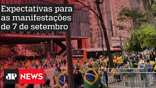 Avenida Paulista já apresenta concentração de apoiadores de Bolsonaro