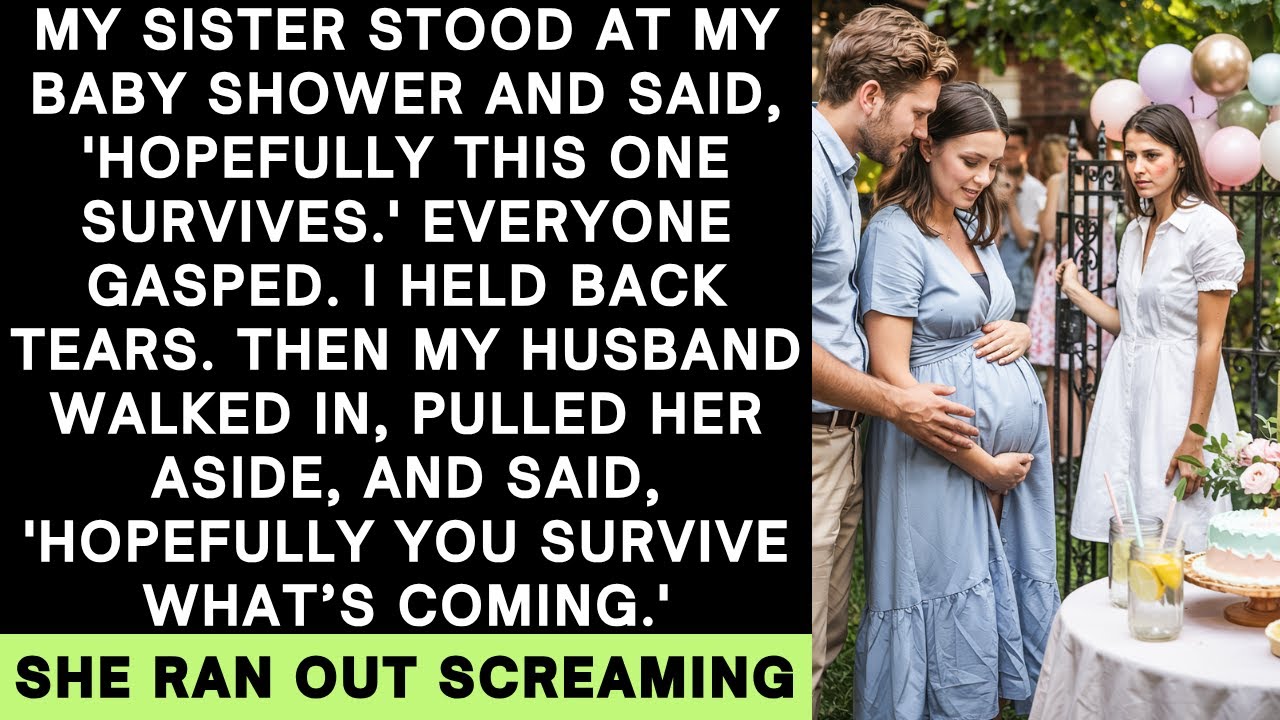 My Sister Shamed Me at My Baby Shower — My Husband’s Response Made Her Run Out Screaming
