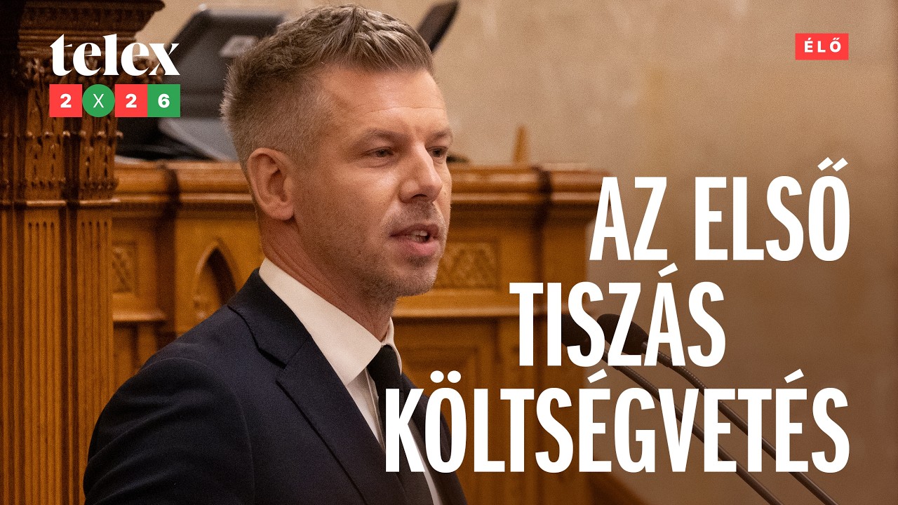 Érkezik az első tiszás költségvetés – élő parlamenti műsor