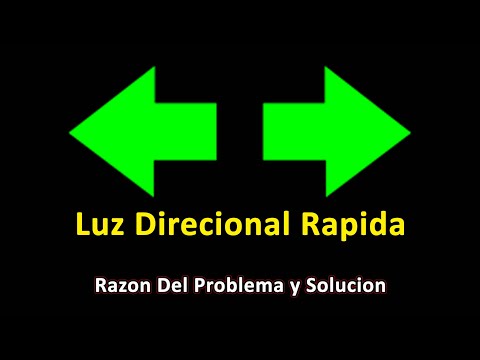 luz Direccional Parpadea rapido o Luz intermitente Tutorial
