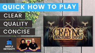 Meeple University - Crayne Fractured Empire video thumbnail