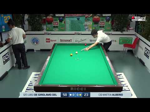 De Girolamo Del Mauro Luigi Aniello VS Alberio Mattia - "Billiards & School" Project Cervia
