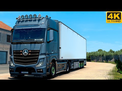 [G29] ETS2 (4K 60FPS) | PROMODS | MERCEDES ACTROS MP4 1863 | PORT SAID 🇪🇬 - EILAT 🇮🇱
