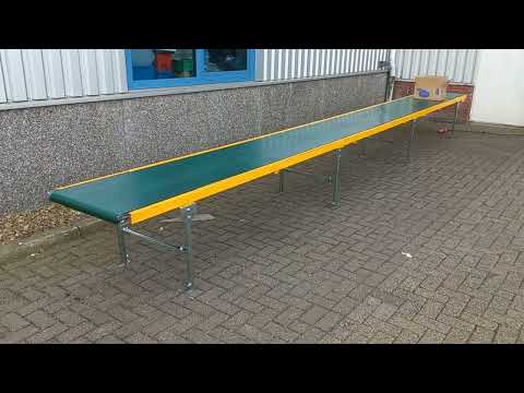 Schuma transportband 60 cm breed 7 meter met verstelbaar onderstel