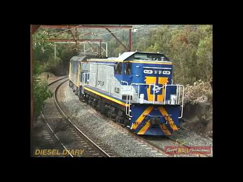 Australian diesel locomotives KL80 & KL81 - Moss Vale and Cowan bank - June 2002