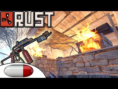 Rust Raid: SALTY Flamethrower JACKPOT - Official Server Killstreak ( Rust Raids & Rust PvP )