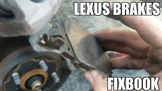 Front Brake Pads Rotors 11-18 Lexus CT200h Replacement "How to"