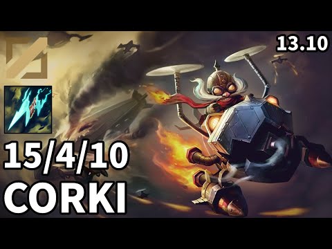 Corki Mid vs Ahri - KR Master | Patch 13.10