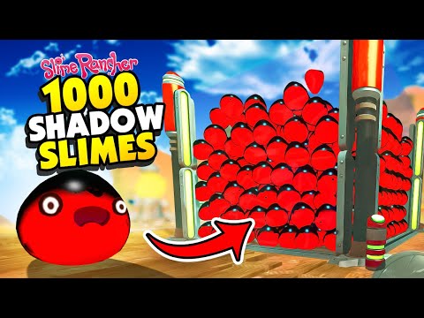 *NEW* 1000 SHADOW SLIMES Ready to Explode - Slime Rancher Mods