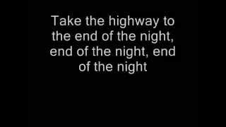 The Doors - End of the Night (Lyrics)