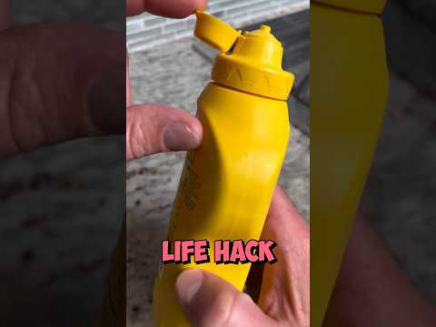 EPIC yellow mustard life hack #food  #cooking