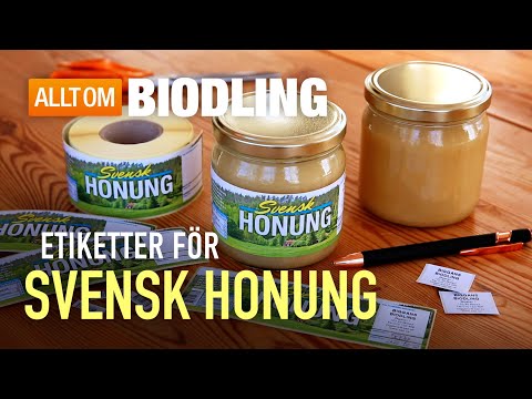Etiketter för Svensk Honung
