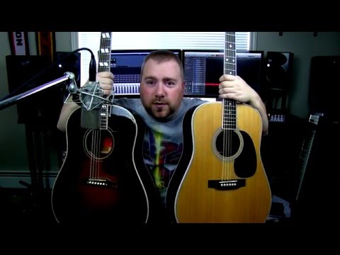 Martin Acoustic VS Gibson Acoustic