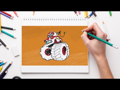 Mater's Tall Monster Truck Coloring Pages | Unknown Brain - Faceless [NCS Release]