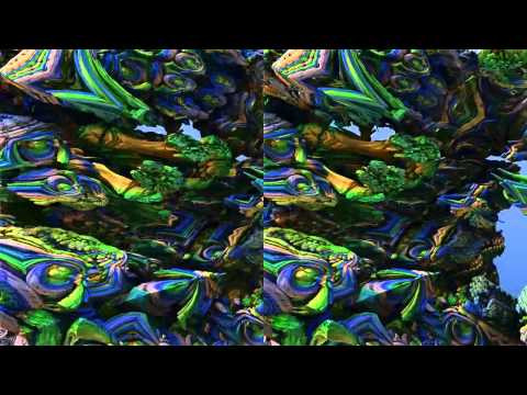 Mandelbox Cross Eye 3D Trip (aka The Clownbox)