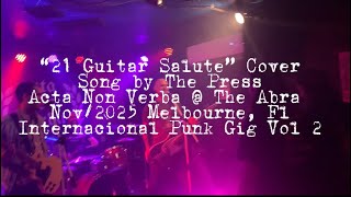“21 Guitar Salute” Cover-Song by The Legends! The Press ⚒️🔥 Acta Non Verba