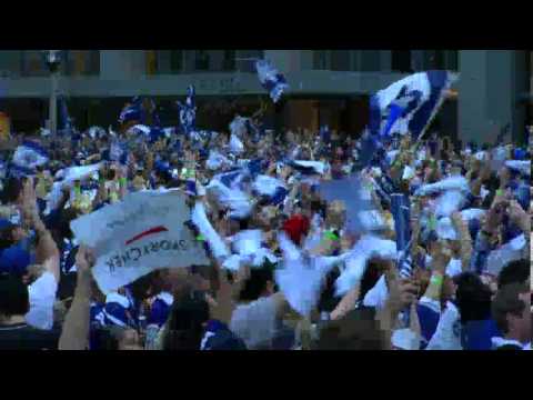 Downtown Toronto on Franson's 2-0 Goal - Leafs vs. Bruins (R1G4) - May/8/2013