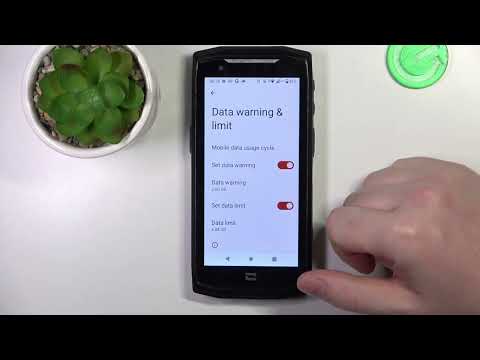 How to Adjust Mobile Data Limit of Crosscall Core M5 - Configure Mobile Data Limit
