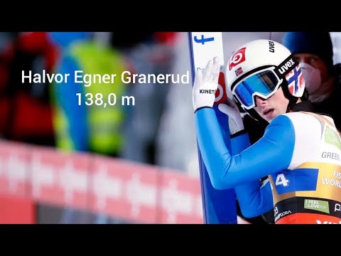 Halvor Egner Granerud 138,0 m (19.12.2020). Konkurs indywidualny Engelberg 2020