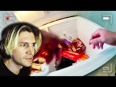 Is xQc's reaction to cops opening the son's freezer hilarious?