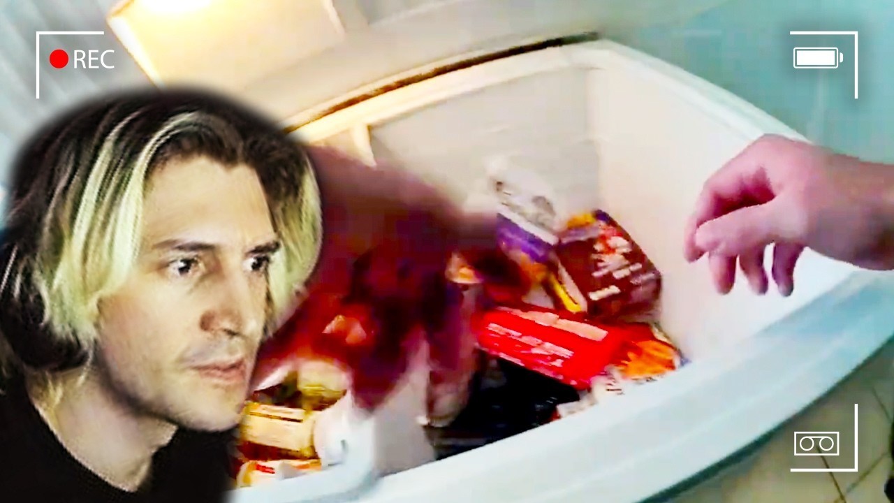Is xQc's reaction to cops opening the son's freezer hilarious?