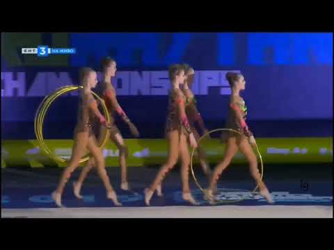 Junior Group Russia 5 Hoops Final European RG Championships Baku 2019