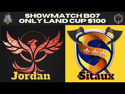 Sitaux Vs Jordan Bo7 à $100 pour le showmatch du tournoi Only Land Cup sur Age of Empires II